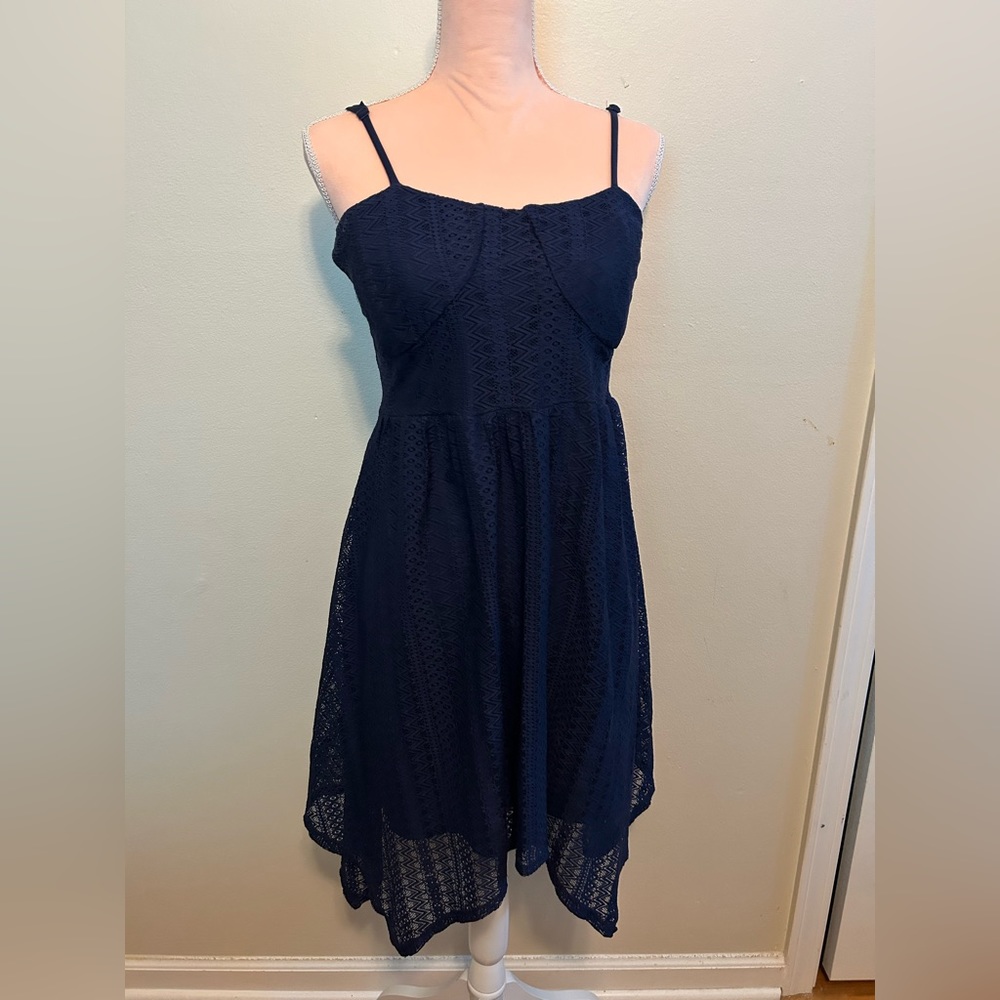 No Boundaries Blue Open Back Dress 👗
